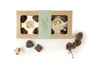 Natur rudeæske, Green Deer, 10 stk Lukus chokolade, 100 g.