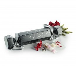 Sort m/ Stjerner Knallert, Julemix, 200 g.