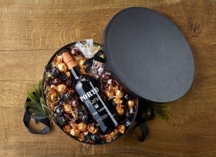 Stor Hatteæske m/Piano Porto Fine Tawny & Chokolade - 2026