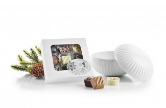 Bonbonniere m/chokolade Hvid - 2026