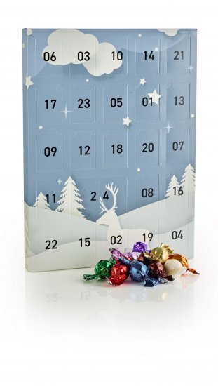 Deer Julekalender, Chokoladekugler, 340 g.
