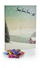 Santa Julekalender, Anthon Berg Mix, 250 g.