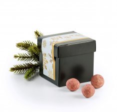 Winter Edition, Dansk Lakridkskugle m/hindbærpulver, 80 g.