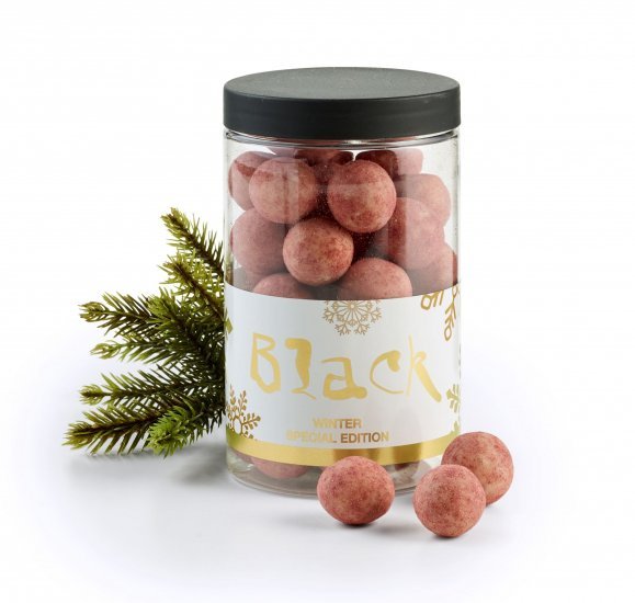 Winter Edition, Dansk Lakridkskugle m/hindbærpulver, 250 g.