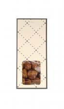 Creme/Sort Hanger, Brændte mandler, 80 g.