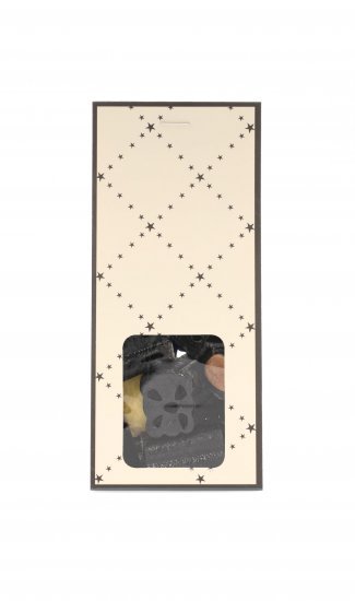 Creme/Sort Hanger, Lakridsblanding, 80 g.