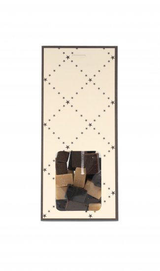 Creme/Sort Hanger, Mixede Fudge, 70 g.