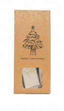 Natur hanger m. Juletræ, Fransk Nougat, 70 g.