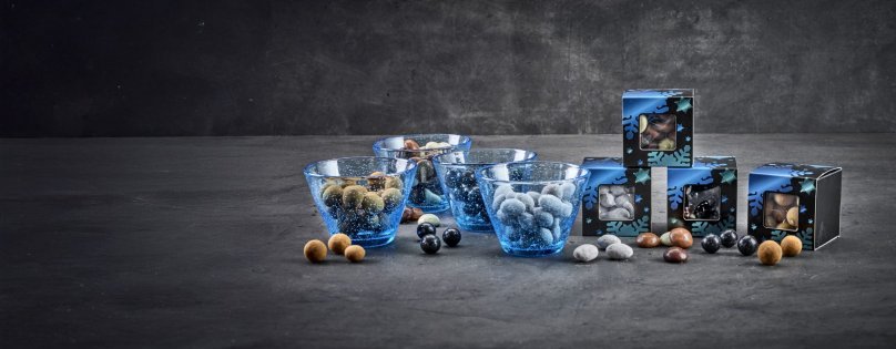 4 Skåle & Søde Sager Blå - EKSTRA