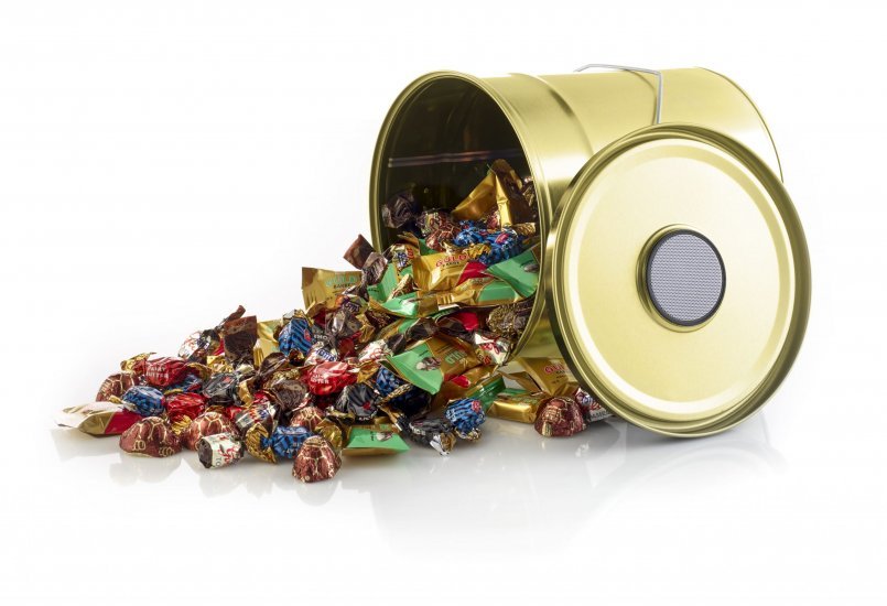 Kundegaven Toms Festival Mix 1500g - Guld
