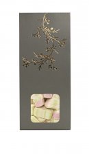 Lysgrøn m/ Guld Grene Hanger - 50 g. Juleskum