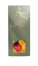 Lysgrøn m/ Guld Grene Hanger, Engelsk vingummi, 80 g.